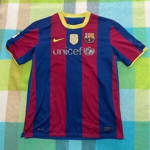 Nike Messi Fc Barcelona 2008/09 Home Football Shirt